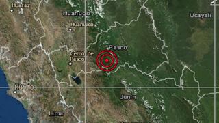 Pasco: Sismo de magnitud 4.3 sacudió la provincia de Oxapampa, informó el IGP
