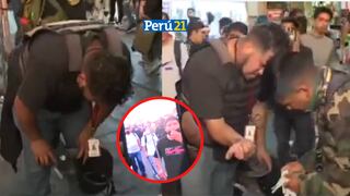 Manifestante golpea y roba herramienta de trabajo a hombre de prensa 