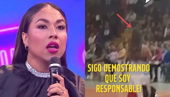 Dayanita lloró de impotencia ante la inasistencia de 'Pepino' en uno de sus shows. (Foto: América TV / Instarándula)