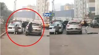 A balazos, manada de ladrones obliga a conductor a arrodillarse para robarle (VIDEO)
