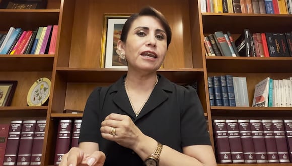 Patricia Benavides fue suspendida seis meses del puesto de fiscal suprema. (Captura de pantalla)