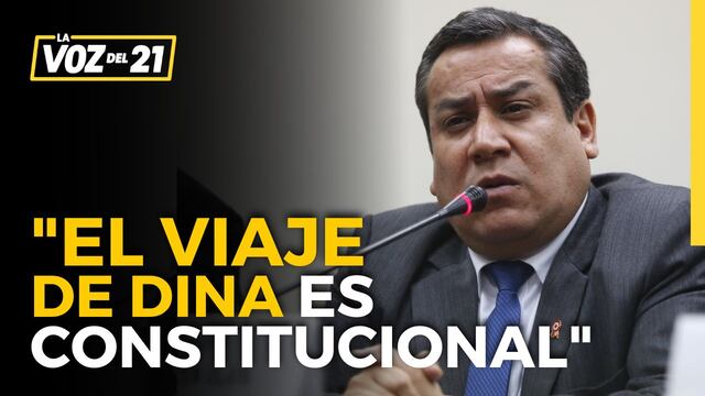 Gustavo Adrianzén: “El viaje de Dina Boluarte es constitucional”