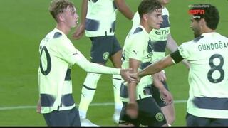 Respondió el City: Cole Palmer decretó el 2-2 ante Barcelona [VIDEO]