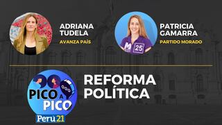 Adriana Tudela de Avanza País VS Patricia Gamarra del Partido Morado