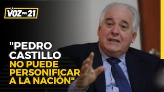 Alberto Borea: “Pedro Castillo no puede personificar a la nación”