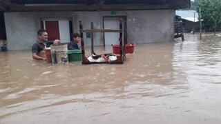 Más de 3 mil viviendas en Yurimaguas quedaron inundadas por torrenciales lluvias en Loreto