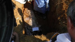 Chamán enterró cuerpo a dos metros bajo tierra