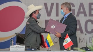 Pedro Castillo e Iván Duque firmaron declaración conjunta tras VI Gabinete Binacional en Colombia