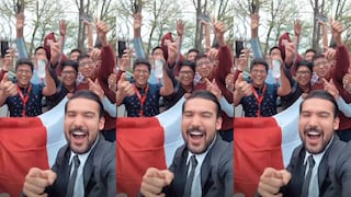 Ezio Oliva se luce con san marquinos en Harvard, alzan la bandera peruana y cantan esta canción
