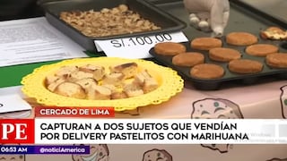 Policía capturó a sujetos que vendían vía delivery pasteles y chocolates con marihuana