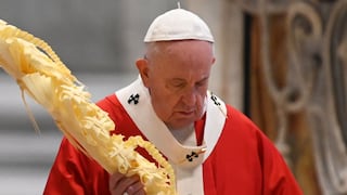 Papa Francisco dio inicio a la Semana Santa sin fieles por el coronavirus