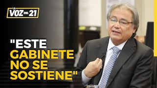Walter Albán: “Este gabinete no se sostiene”