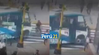 Identifican a ciclista atropellado por un bus en Surco | VIDEO