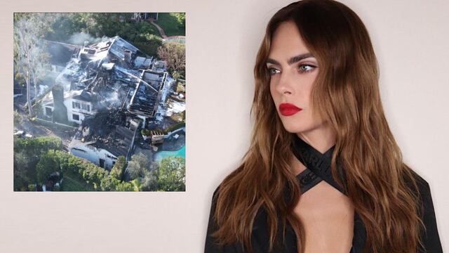 Cara Delevingne: Incendio destruye mansión de la modelo  en California 