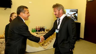 Ollanta Humala se reunió con el actor Sean Penn en Lima [Fotos]