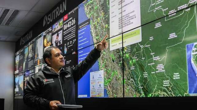 SUTRAN recomienda revisar el Mapa de Alertas Interactivo antes de realizar viajes por carretera
