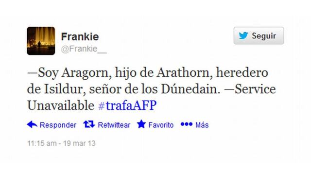 #TrafaAFP: Colapso de páginas web de las AFP provoca quejas de usuarios