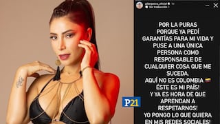 Milena Zárate llama xenófoba a Pilar Gasca por acusarla de amenazas de muerte: “¿Nacer en Colombia me hace delincuente?