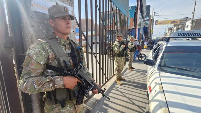 Trujillo: Militares resguardarán 20 colegios en riesgo por casos de extorsión