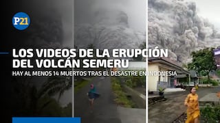 Indonesia: mira aquí los videos de la erupción del volcán Semeru