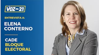 Elena Conterno: “Tomamos en cuenta las encuestas nacionales al 20 de enero para invitar a los candidatos al CADE electoral”