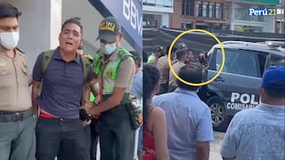 Tarapoto: Sujeto se resiste a ser detenido y escupe a mujer policía en rostro [VIDEO]