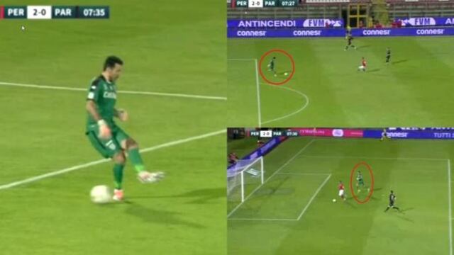 ¡Es humano! El increíble error de Buffon que provocó el gol del rival en partido del ascenso italiano [VIDEO]