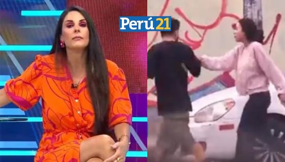 La presentadora reaccionó tras agresión entre Samahara Lobatón y Bryan Torres