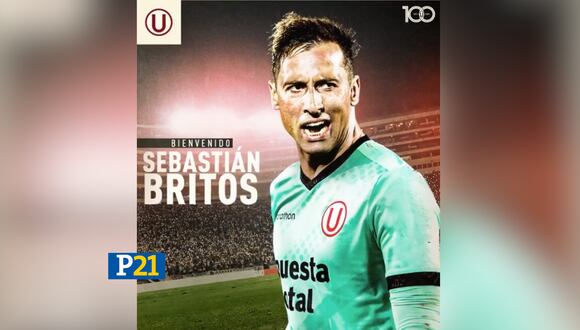 Sebastián Britos fue anunciado en Universitario. (Foto: Universitario de Deportes)