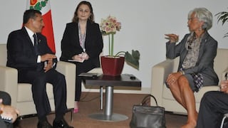 Humala dialogó con directora de FMI