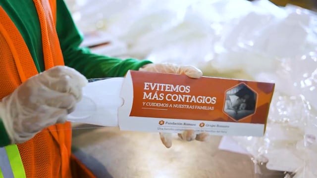 Fundación Romero vuelve a entregar 2 millones de mascarillas KN95