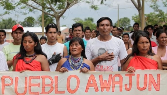 Pueblo Awajún exige que se tomen medidas ante violaciones a niñas. Foto: Difusión.
