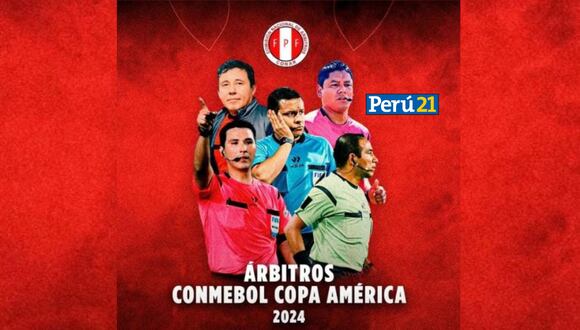 Seis serán los peruanos encargados de impartir justicia en la Copa América.