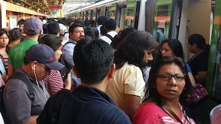 Metro de Lima: Tren quedó varado por más de una hora en Villa María del Triunfo [Video]