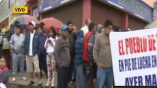 San Juan de Lurigancho: Transportistas protestan nuevamente por el corredor morado en Jicamarca