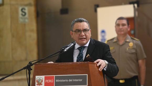 Juan José Santiváñez salió en defensa de la presidenta Dina Boluarte. (Foto: Ministerio del Interior)