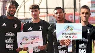 Selección Peruana muestra su apoyo al Mundial de Atletismo U20 - Lima 2024