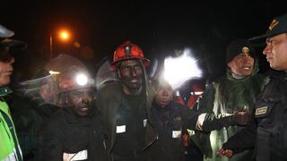 Rescatan a cuatro mineros atrapados en Oyón