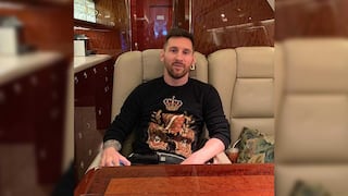 Lionel Messi compartió en Instagram su viaje hacia Ezeiza para unirse a la selección argentina