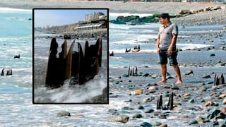 Costa Verde: Retirarán los pilotes oxidados incrustados en la playa Barranquito