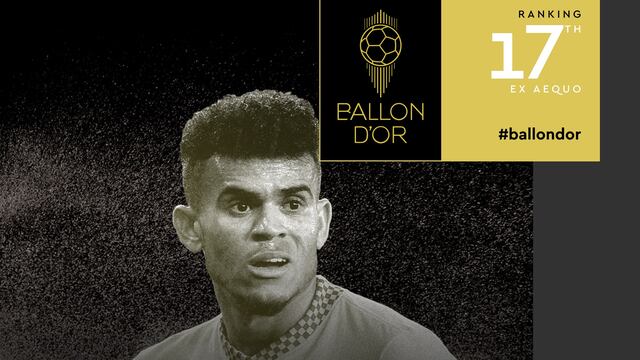Luis Díaz le ganó a Cristiano Ronaldo: ocupó el puesto 17 en la lista del Balón de Oro