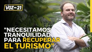Juan Stoessel: “Necesitamos tranquilidad para recuperar el turismo”