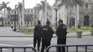 Cercado de Lima: acceso a Plaza de Armas continúa restringido y con presencia policial 