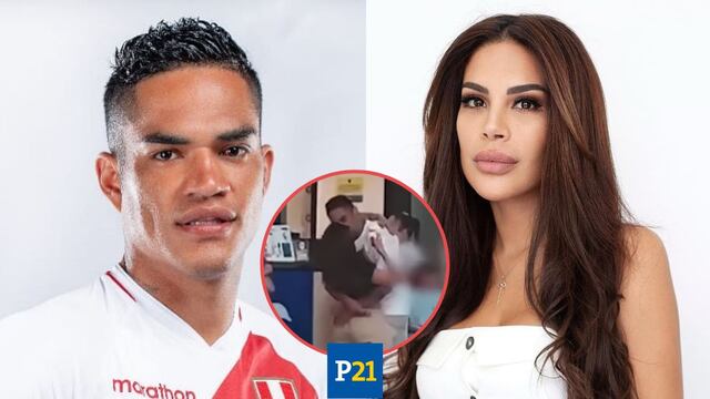 Anderson Santamaría es ampayado en besos y abrazos con Tefi Valenzuela | VIDEO