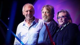 Carrie Fisher fue homenajeada en el estreno mundial de 'Star Wars: Los Últimos Jedi'