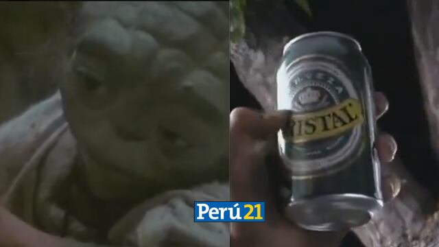 ¡Dos décadas después! Usuarios viralizan publicidad de cerveza en ‘Star Wars’ 