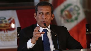 Ollanta Humala: "El terrorismo hoy en día no es una amenaza al Estado"