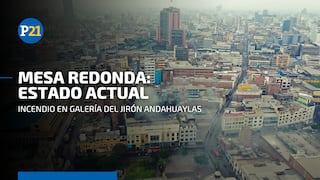 Mesa Redonda: imágenes exclusivas de lo que dejó el incendio en el Cercado de Lima