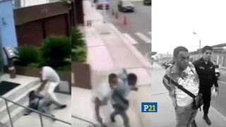 San Miguel: A balazos policía frustra secuestro de joven extranjero en la vía pública (VIDEO)