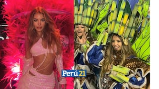 Expectativa vs realidad en Carnaval de Río: Flavia Laos pensó que desfilaría con traje sexy y ocurrió lo contrario